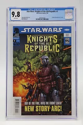 Buy Star Wars Knights Of The Old Republic (2006) #7 CGC 9.8 Blue Label White Pages • 50.27£