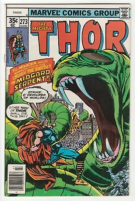 Buy Thor #273 July 1978 VF+ 8.5 Marvel Comics 1st App Red Norvell • 5.41£