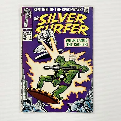Buy Silver Surfer #2 1968 VG/FN 1st Appearance Badoon Cent Copy Pence Stamp • 60£