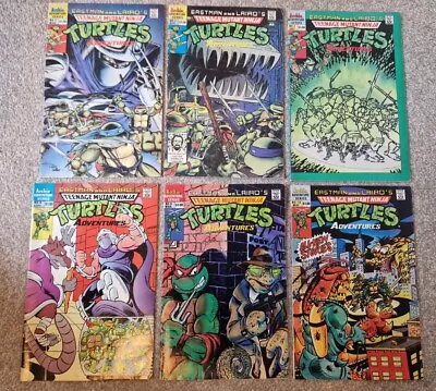Buy TMNT 6 Issues Archie Comics Teenage Mutant Ninja Turtles Adventures 1 2 3 4 9 10 • 24.99£