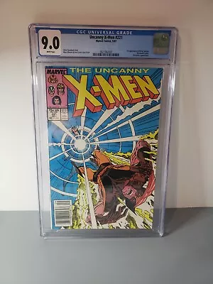 Buy Uncanny X-men 221 CGC 9.0 1st Mr. Sinister 1987 Marvel Newstand 🔑  • 80.31£