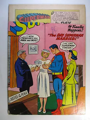 Buy Superman #120 The Day Superman Married, Fr/G, 1.5, OWW Pages • 18.01£