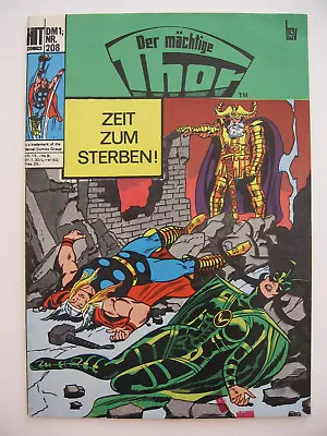 Buy HIT Comics  The Mighty Thor  No. 208, BSV Publisher, Condition 1-2 • 23.98£