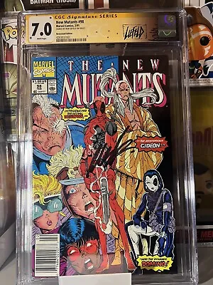 Buy New Mutants #98 ~ 1st App Of DEADPOOL - Newsstand, White Pages! 🔥🔑CGC 7.0 • 319.81£