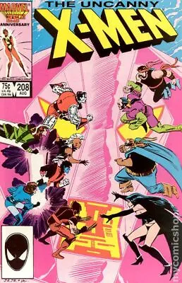 Buy Uncanny X-Men #208 VF 1986 Stock Image • 6.15£