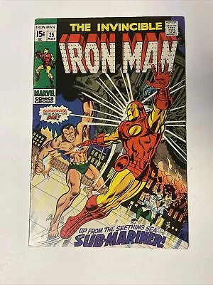 Buy The Invincible Iron Man #25 (1970) VF/NM LOOK AT PHOTOS! • 40.21£