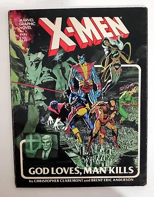 Buy Marvel Graphic Novel #5 (1982)  X-MEN: God Loves, Man Kills • 29.99£