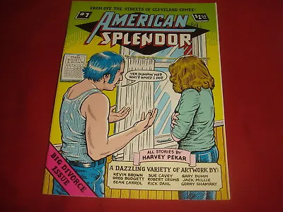 Buy AMERICAN SPLENDOR #7 1st Print  Harvey Pekar R. Crumb 1982 High Grade VF Or Bett • 49.95£