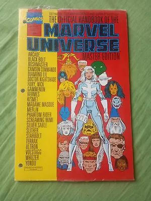 Buy Official Handbook Of The Marvel Universe - Master Edition #22 • 7£