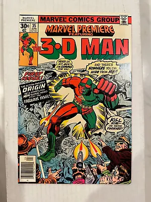 Buy Marvel Premiere #35  Comic Book  1st App 3-D Man • 4.96£
