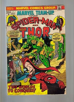Buy Marvel Team-up Vol.1 # 7 Vgd. Cond.   Spider-man & Thor   1973 Bagged & Boarded • 7.87£