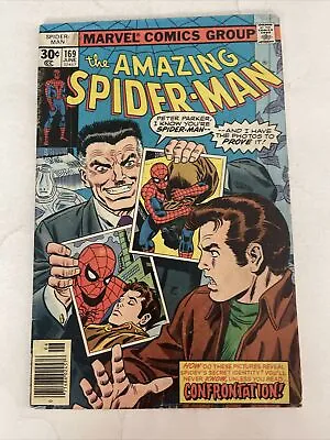 Buy Amazing Spider-Man 169 June 1977 Low Grade Marvel Comics • 2.85£