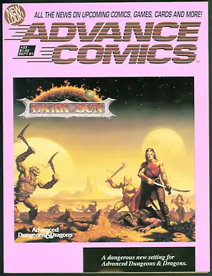 Buy VTG 1991 Advance Comics #33 Dungeons & Dragons Dark Sun Cover • 19.99£