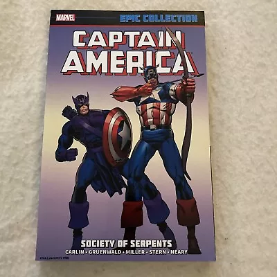 Buy Captain America Epic TPB Vol 12 - Society Of Serpents - Marvel Avengers 302 317 • 48.25£