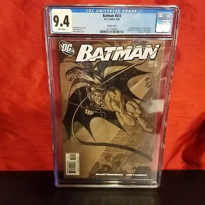 Buy Batman #655 Dc 2006 Cgc 9.4  1:10 Adam Kubert Variant 1st App Damian Wayne • 143.91£