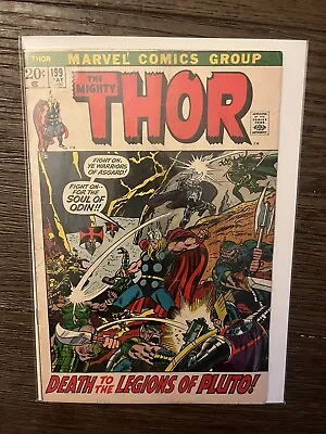 Buy Thor 199 Comic Book Vintage Marvel May Death Legions Pluto Good • 10.69£