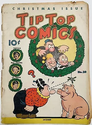 Buy Vintage 1937 Tip Top Comics Christmas Issue #20 Complete, Poor Condition Rare • 34.36£