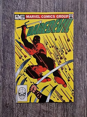 Buy Daredevil #189 Death Of Stick Frank Miller! Marvel 1982 😈🔴😈🔴😈 • 7.98£