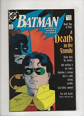 Buy Batman #427 (1988)  Death In The Family Part 2 High Grade NM 9.4 • 30.83£