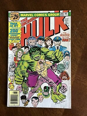 Buy 1976 Marvel Comics The Incredible Hulk Vol 1 #200 Comic Book Key Issue • 11.91£