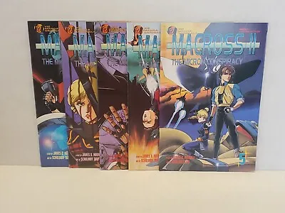 Buy Macross II The Micron Conspiracy #1-5 Complete Comic Series Viz Media 1994-1995 • 12.79£
