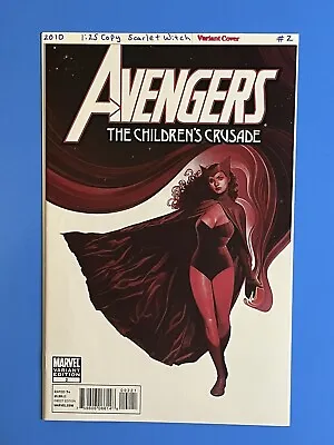 Buy AVENGERS THE CHILDREN’S CRUSADE #2 Marvel 1:25 CHAREST SCARLET WITCH VARIANT • 43.97£