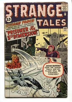 Buy Strange Tales #103 - 1962 - Marvel - G - Comic Book • 46.95£