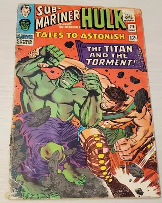 Buy Tales To Astonish #79 (1966) 1st Hercules Vs Hulk Fight Must Sell To Pay Rent • 14.39£