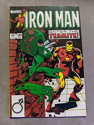Buy Iron Man #189, Marvel Comics 1984, 1st Termite, FREE UK POSTAGE • 7.99£