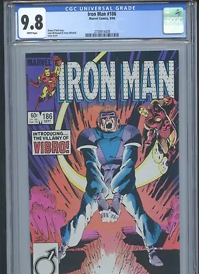 Buy Iron Man #186 1984 CGC 9.8~ • 55.61£