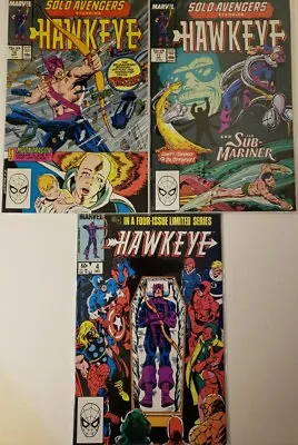Buy Solo Avengers Starring Hawkeye: 17+18/Hawkeye Limited Series #4(Marvel, 1983-89) • 15.80£
