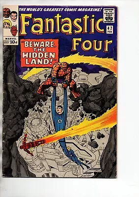 Buy Fantastic Four #47 - 1st App Of Maximus & The Alpha Primitives & 2nd Black Bolt • 39.99£