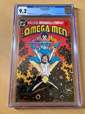 Buy Omega Men 3 (1983) - DC Comics Bronze Age Key 1st Lobo Appearance - CGC 9.2 NM- • 89£
