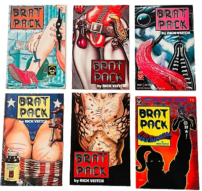 Buy 6 Brat Pack #1-5 Complete Set + Maximortal Heroica Super Special #1 King Hell • 39.52£