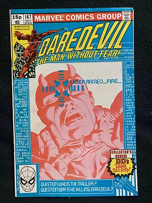 Buy Daredevil 167 (1980) Marvel Comics 1st Appearance Of The Mauler • 5£