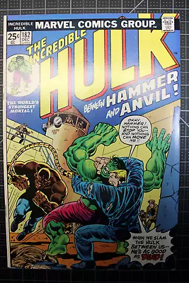 Buy Incredible Hulk #182 (Wolverine Cameo) VF Cond MVS Intact • 99.29£