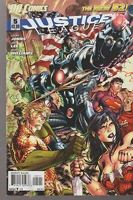 Buy Dc Comics Justice League #5 (2012) New 52 1st Print Vf • 2.25£