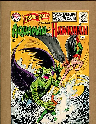 Buy Brave And The Bold #51 - Aquaman And Hawkman - 1964 (Grade 5.5) WH • 38.61£