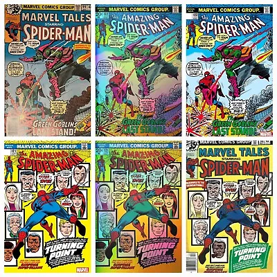 Buy Amazing Spider-man (#121 & 122) Foil + Facsimiles & Marvel Tales (#98 & 99) Lot • 120.53£