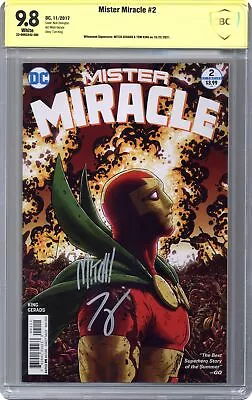Buy Mister Miracle #2A Derington CBCS 9.8 SS Gerads/King 2017 22-0692A42-395 • 130.45£