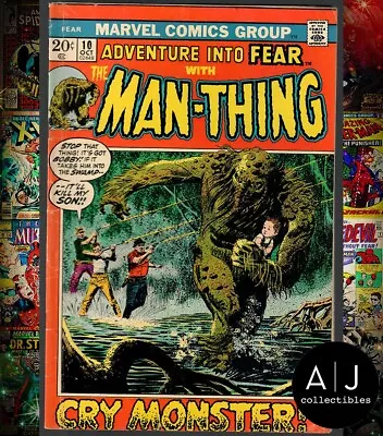 Buy Adventure Into Fear #10 VG+ 4.5 Marvel 1972 4th Man-Thing 1st Solo Series • 31.58£