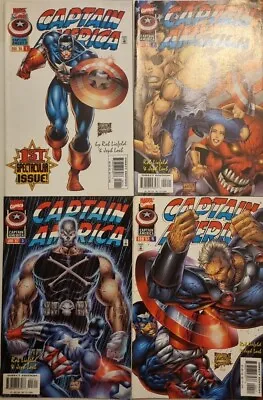 Buy Captain America 1-4 Comic Book Lot Of 4 (1996-1997, Marvel) • 10£
