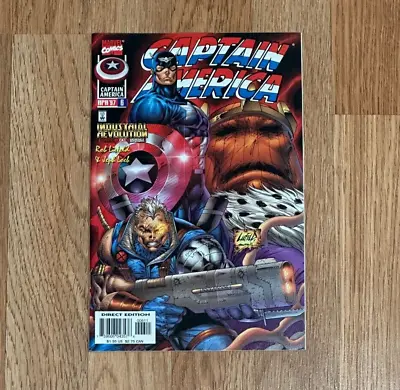 Buy Captain America #6 1997 Rob Liefeld Wild Anatomy Cover-Famous Issue • 7.15£