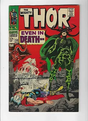 Buy Thor #150 1st Cover Appearance Of Hela 1962 Series Marvel Silver Age • 79.95£