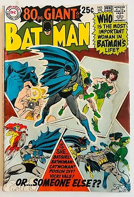 Buy BATMAN 208 1969 80 Page Giant Poison Ivy Batgirl Batwoman Robin DC Comic Vintage • 31.77£