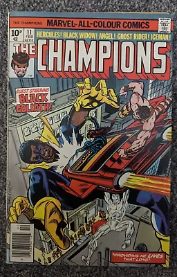Buy THE Champions 11. Marvel Comics 1977. Featuring Black Goliath And Hawkeye. • 2.50£