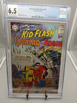 Buy Brave And The Bold #54 CGC 6.5 DC 1964 1st Teen Titans • 401.75£