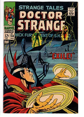Buy Strange Tales #168 (1968) - Grade 7.0 - Last Nick Fury & Dr Strange In Series! • 47.30£