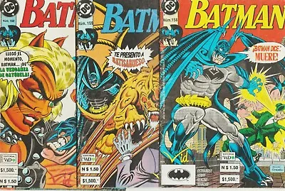 Buy Batman Dark Genesis Series Of 3 Mexican Vid 1994 Dick Sprang Detective Comics • 23.98£