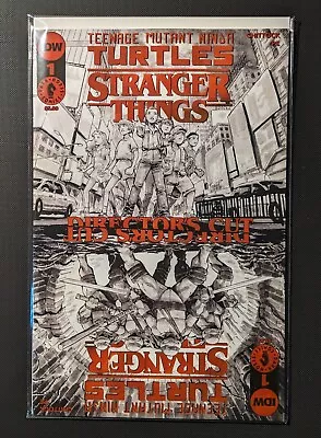 Buy TMNT X Stranger Things Issue #1 Director's Cut Dark Horse IDW Comic NM • 5.99£